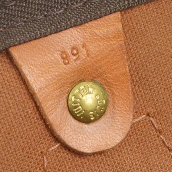 LOUIS VUITTON Speedy 30 LV Monogram Boston Duffle Travel Day Bag LV30 Dust Bag - Picture 12 of 17